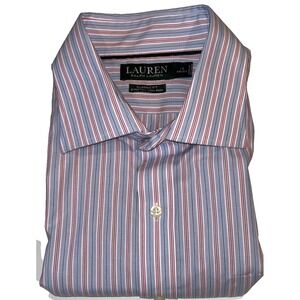 Lauren Ralph Lauren Men's Classic Fit Stretch Long Sleeve Dress Shirt‎ 17 36/37